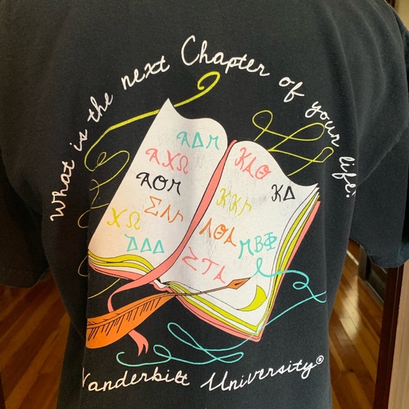 Vanderbilt University Sorority T-shirt Medium - Picture 3 of 8
